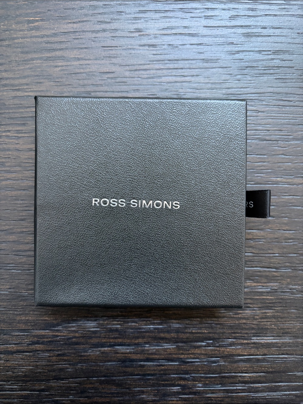 Ross-Simons Black Leatherette Jewelry Case